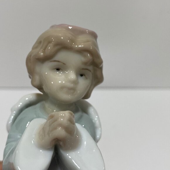 Vintage Baum Bros Formalities porcelain angel figurines set of 3 Christmas music - Picture 16 of 16